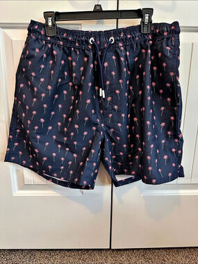 Pop Air Printed Palm Tree Swim Trunks  Size XXL New